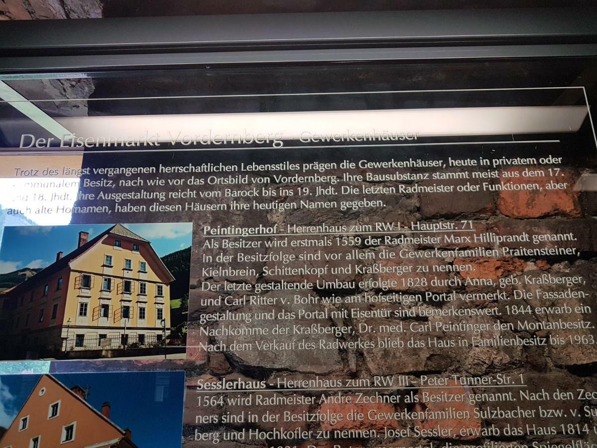 Vermietung Ronner Vordernberg Exteriér fotografie
